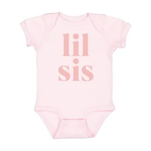 Sweet Wink: Lil Sis Short Sleeve Bodysuit - Ballet