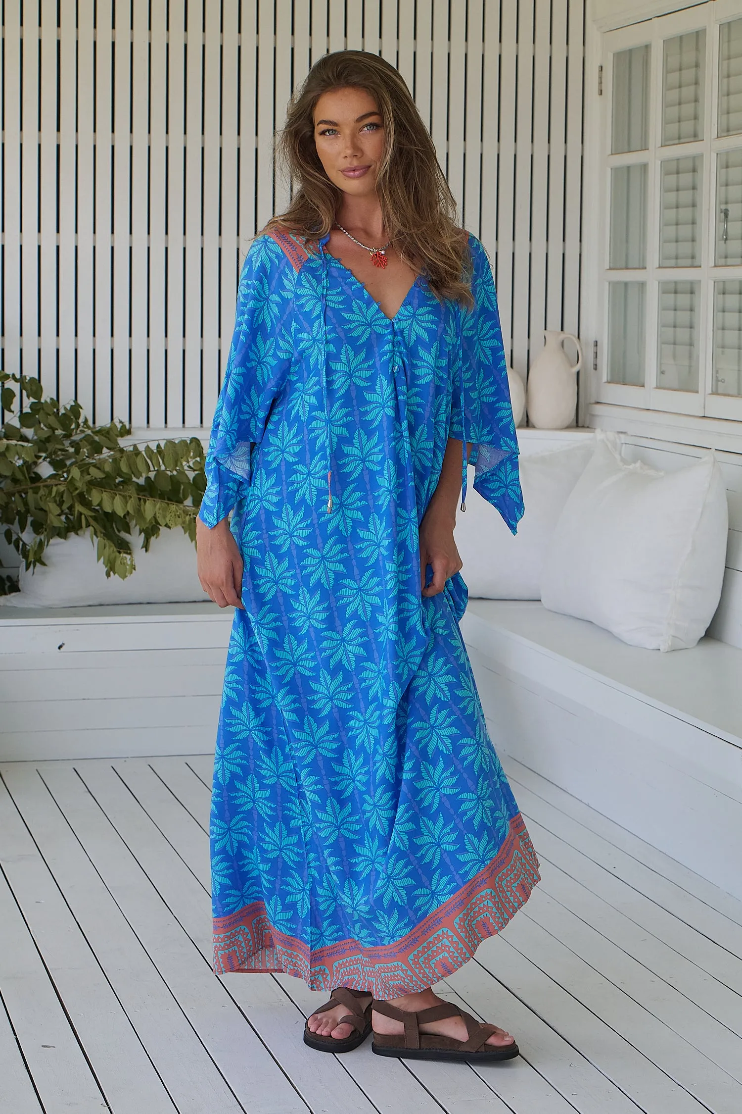 Take me on Vacay Print Bree Maxi