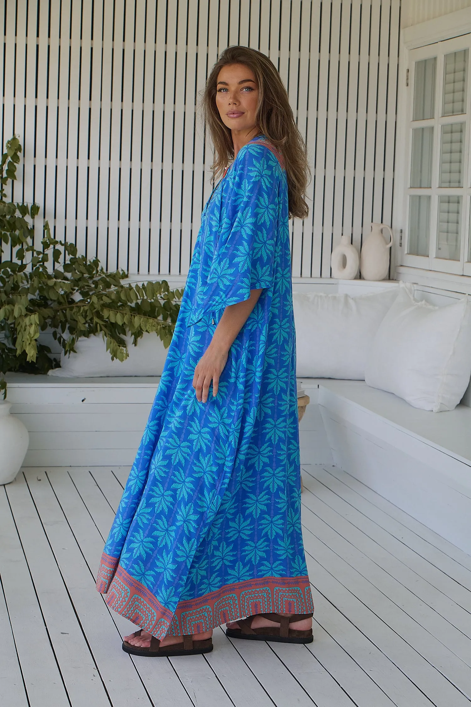 Take me on Vacay Print Bree Maxi