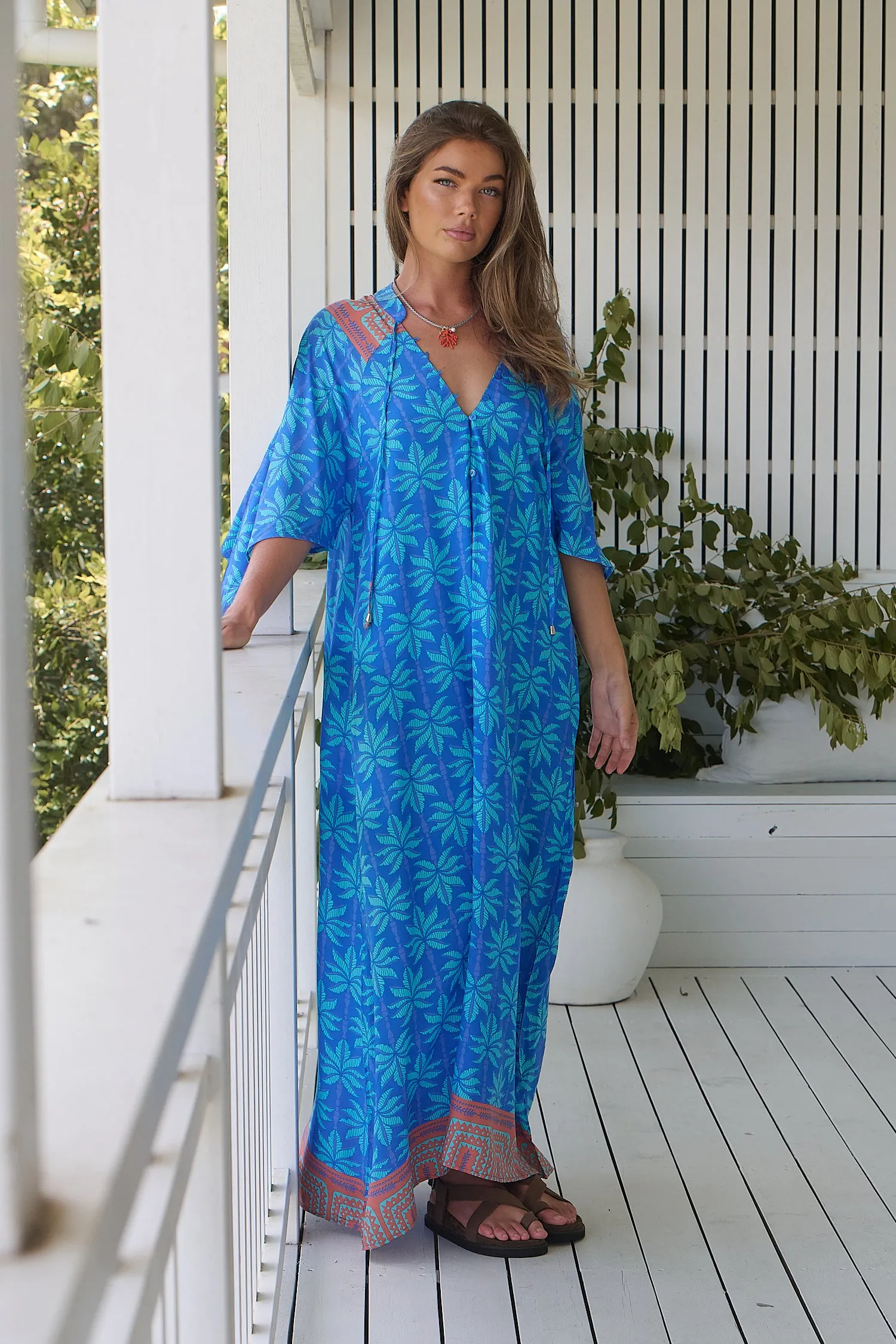 Take me on Vacay Print Bree Maxi