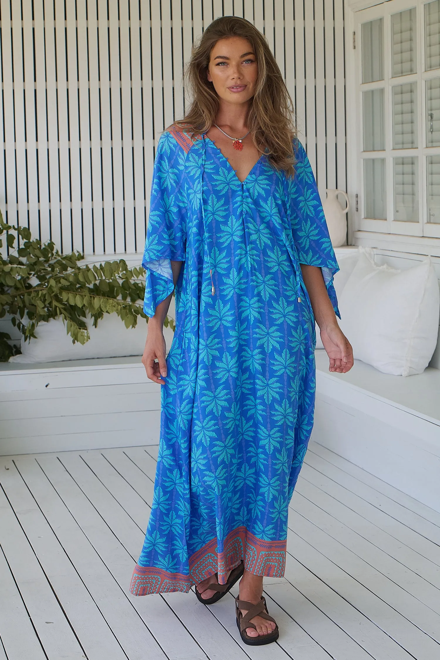 Take me on Vacay Print Bree Maxi