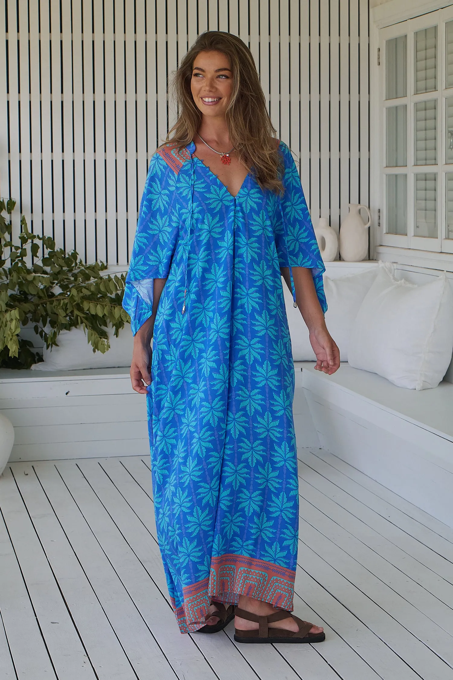 Take me on Vacay Print Bree Maxi
