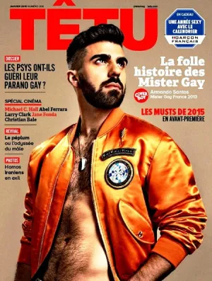 Tetu Magazine January 2015 ARMANDO SANTOS Christian Bale Plus Calendar Gay Int