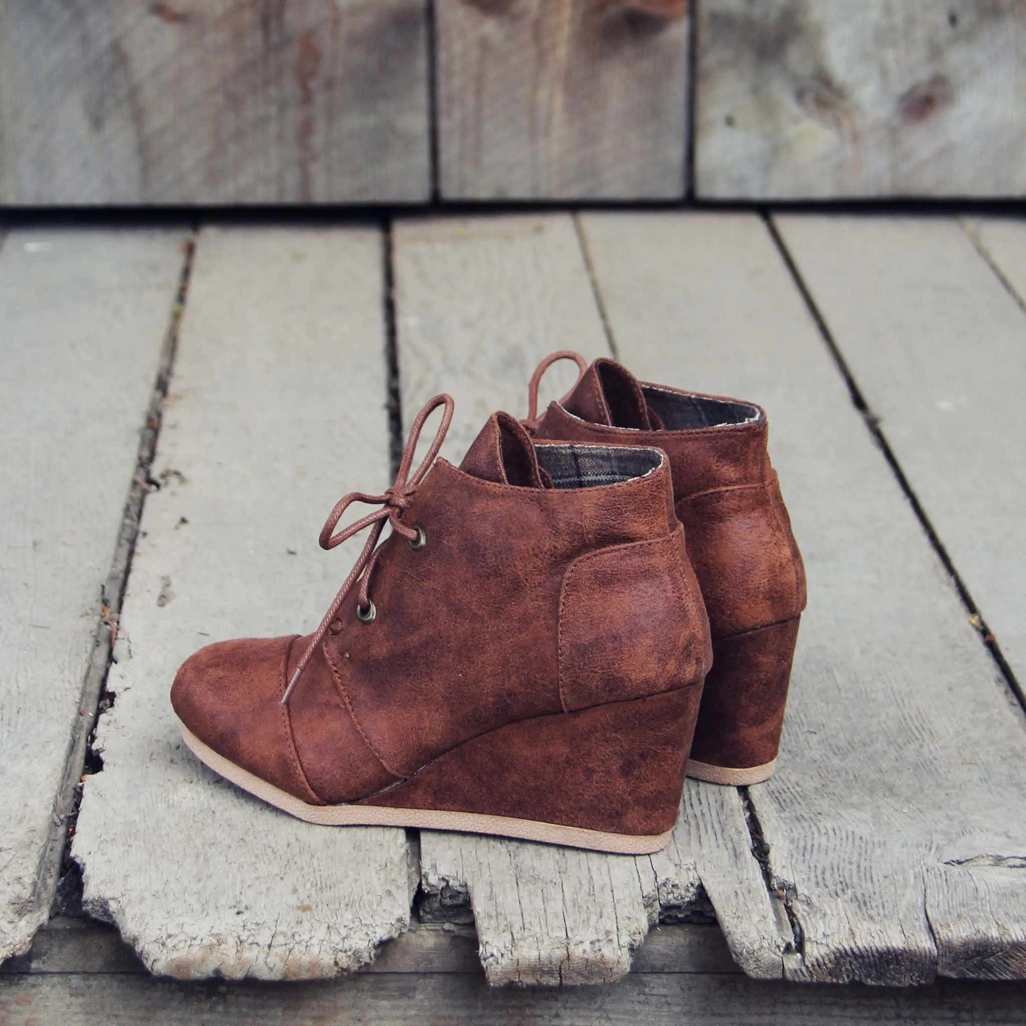 The Billie Plaid Booties