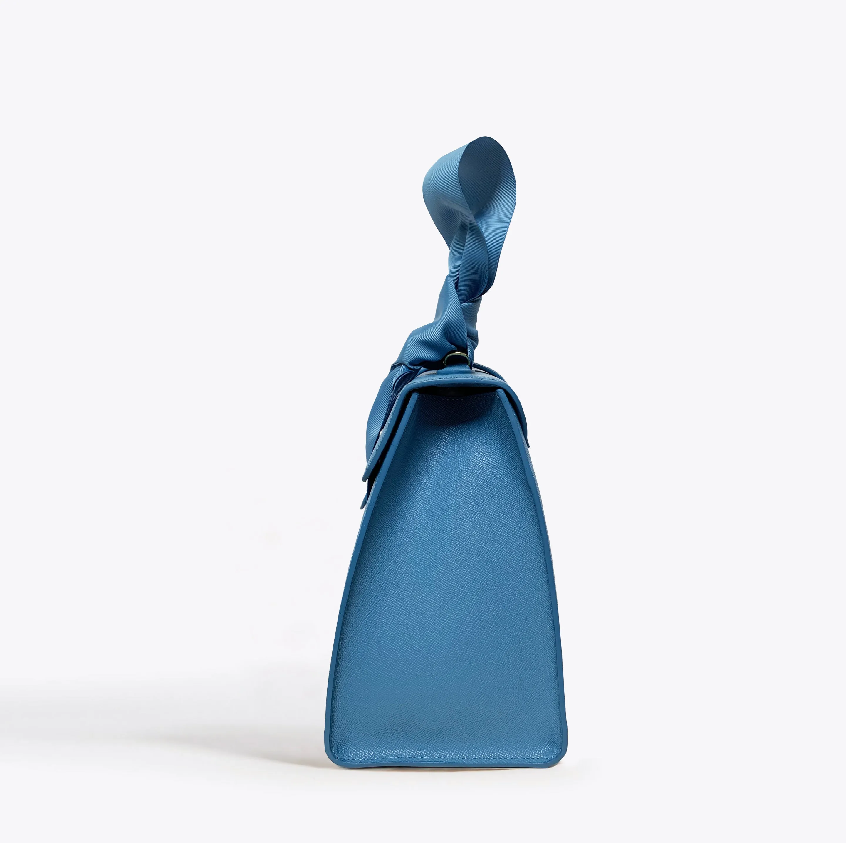 THE CARLTON BOW BAG in CORNFLOWER