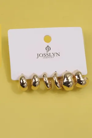 The Charlie Bubbly Mini Hoop Earring Set