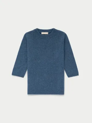 The Ella Elbow Sleeve Sweater in Cashmere