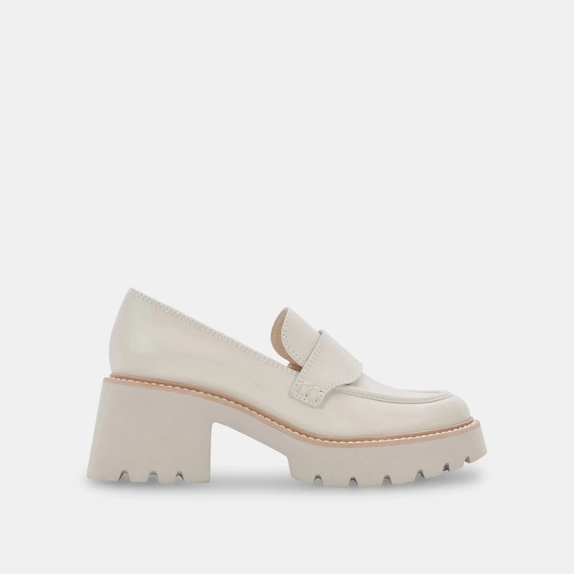 The Halona Loafer by Dolce Vita - Ivory Leather