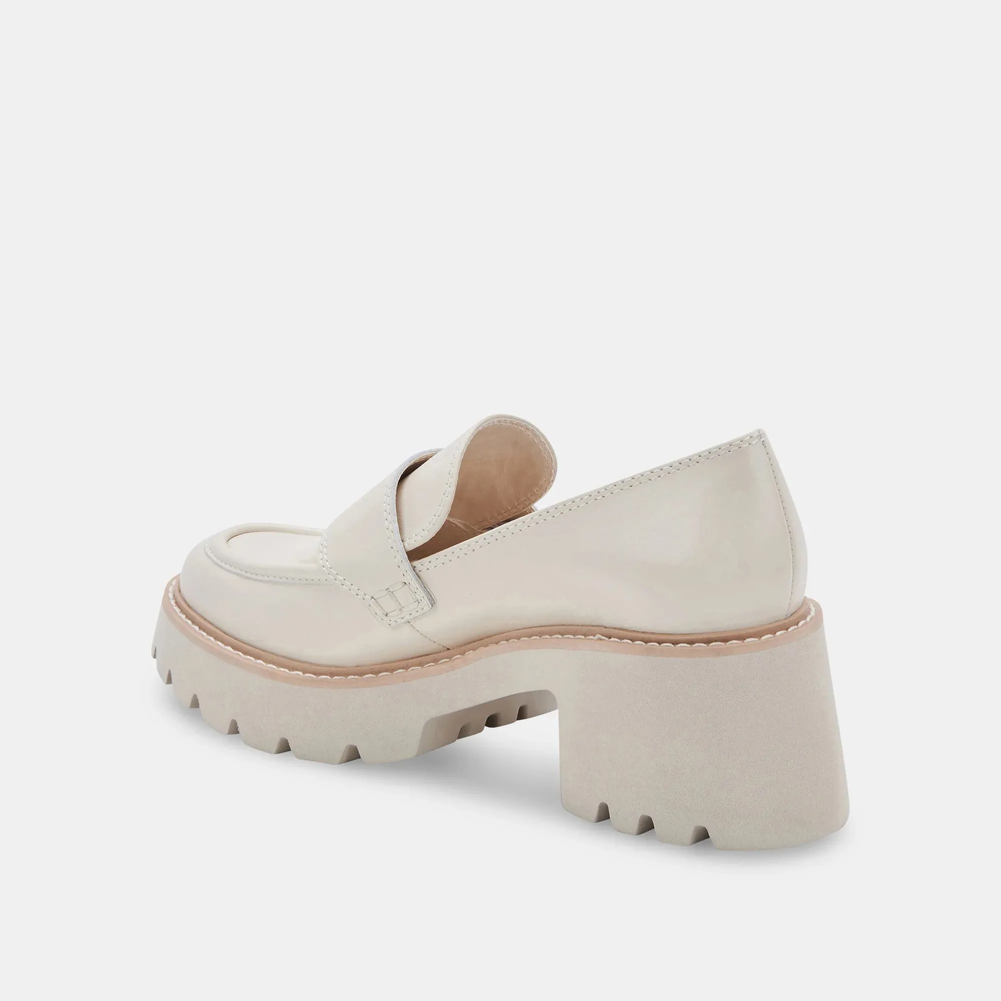 The Halona Loafer by Dolce Vita - Ivory Leather
