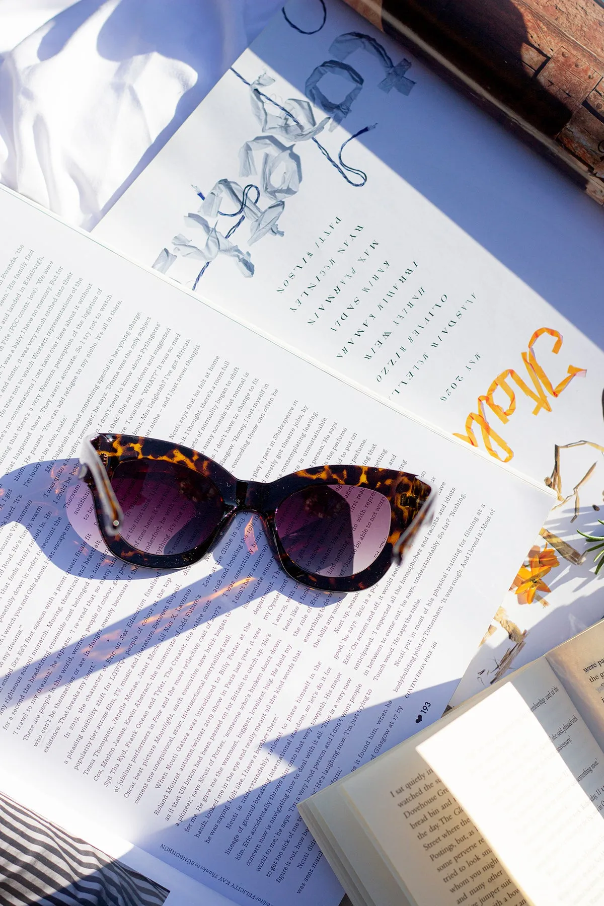 Thick Framed Chunky Cat Eye Sunglasses