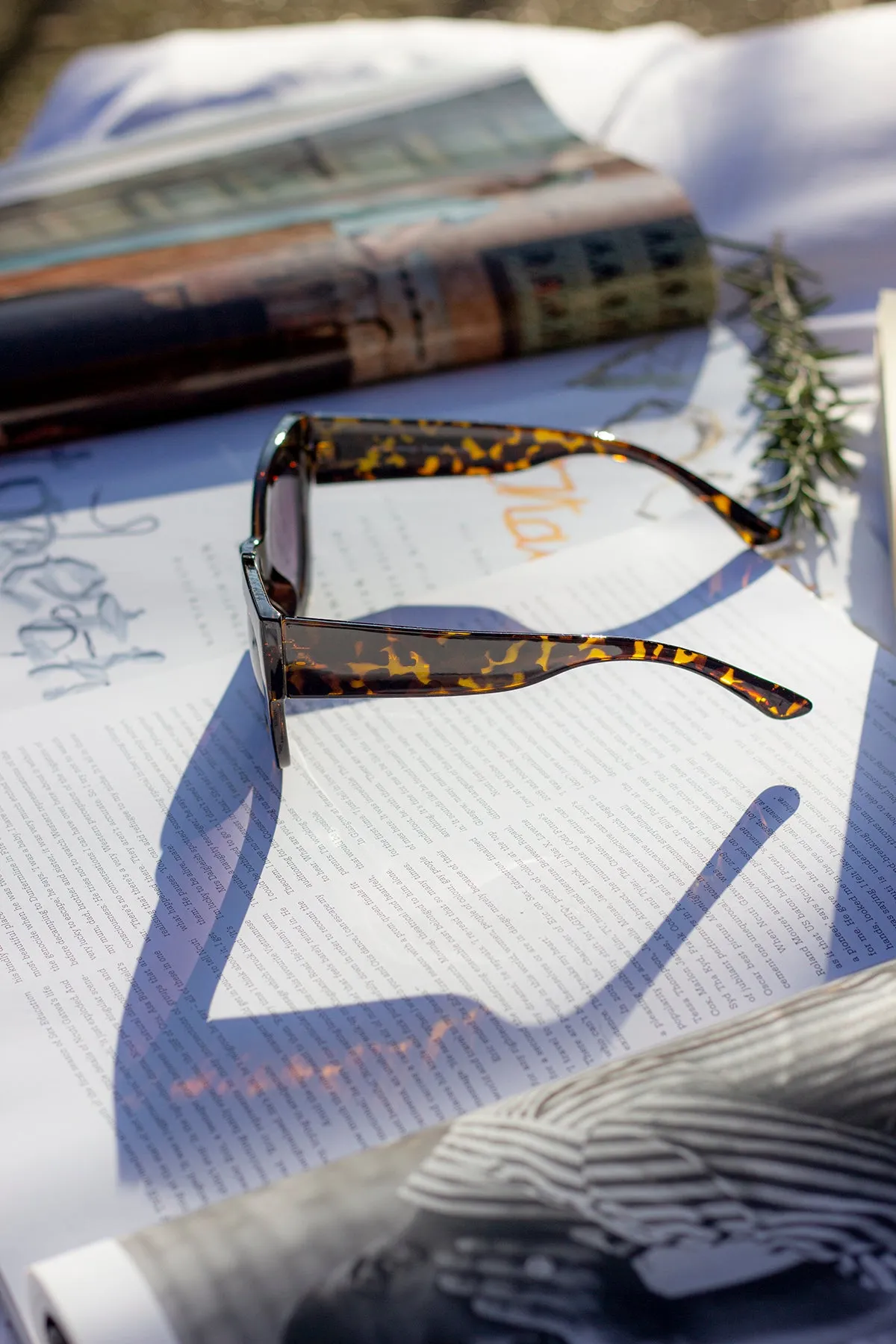 Thick Framed Chunky Cat Eye Sunglasses