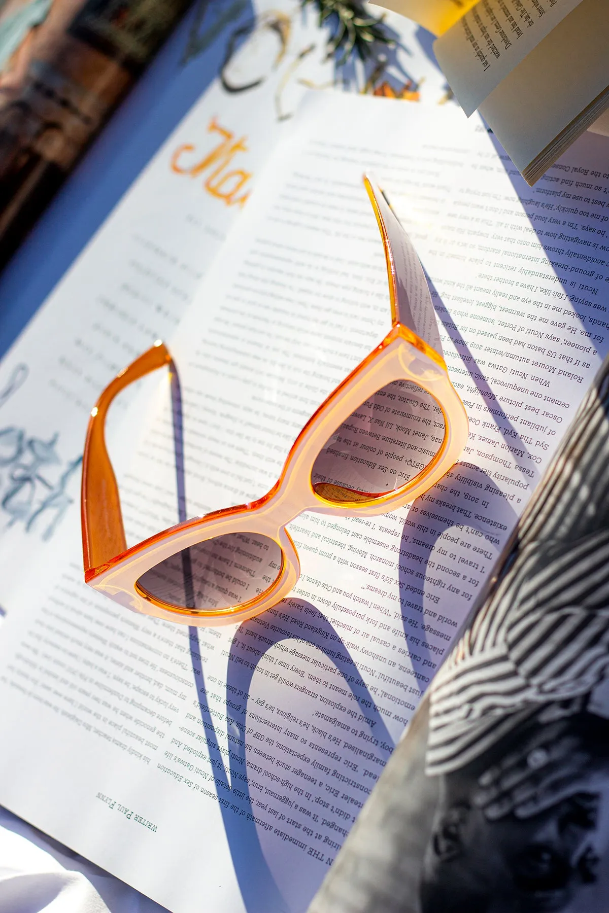 Thick Framed Chunky Cat Eye Sunglasses