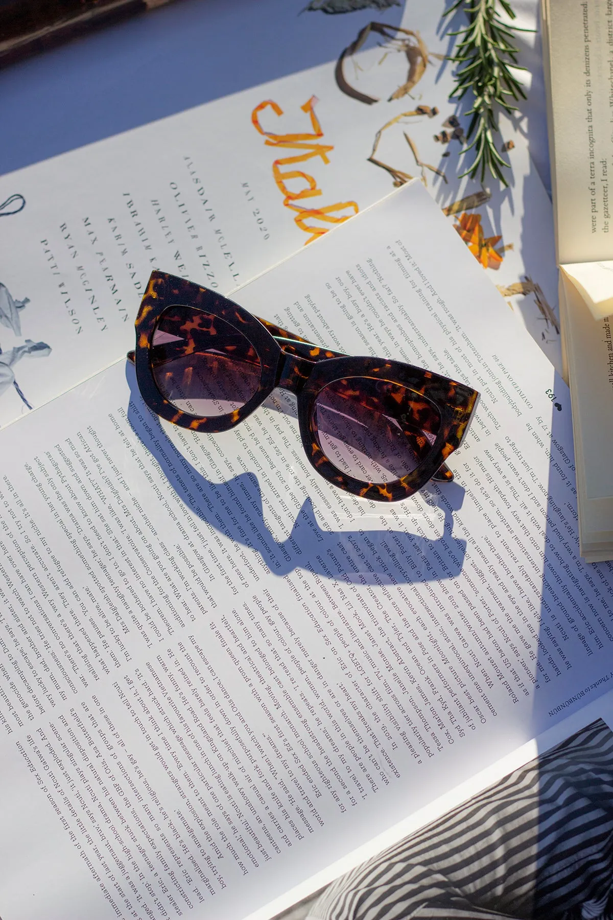 Thick Framed Chunky Cat Eye Sunglasses