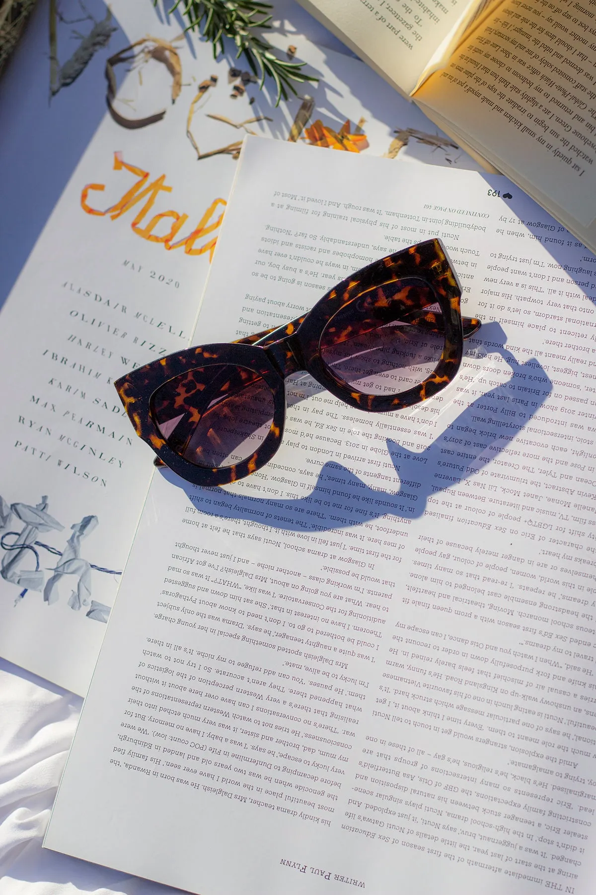 Thick Framed Chunky Cat Eye Sunglasses