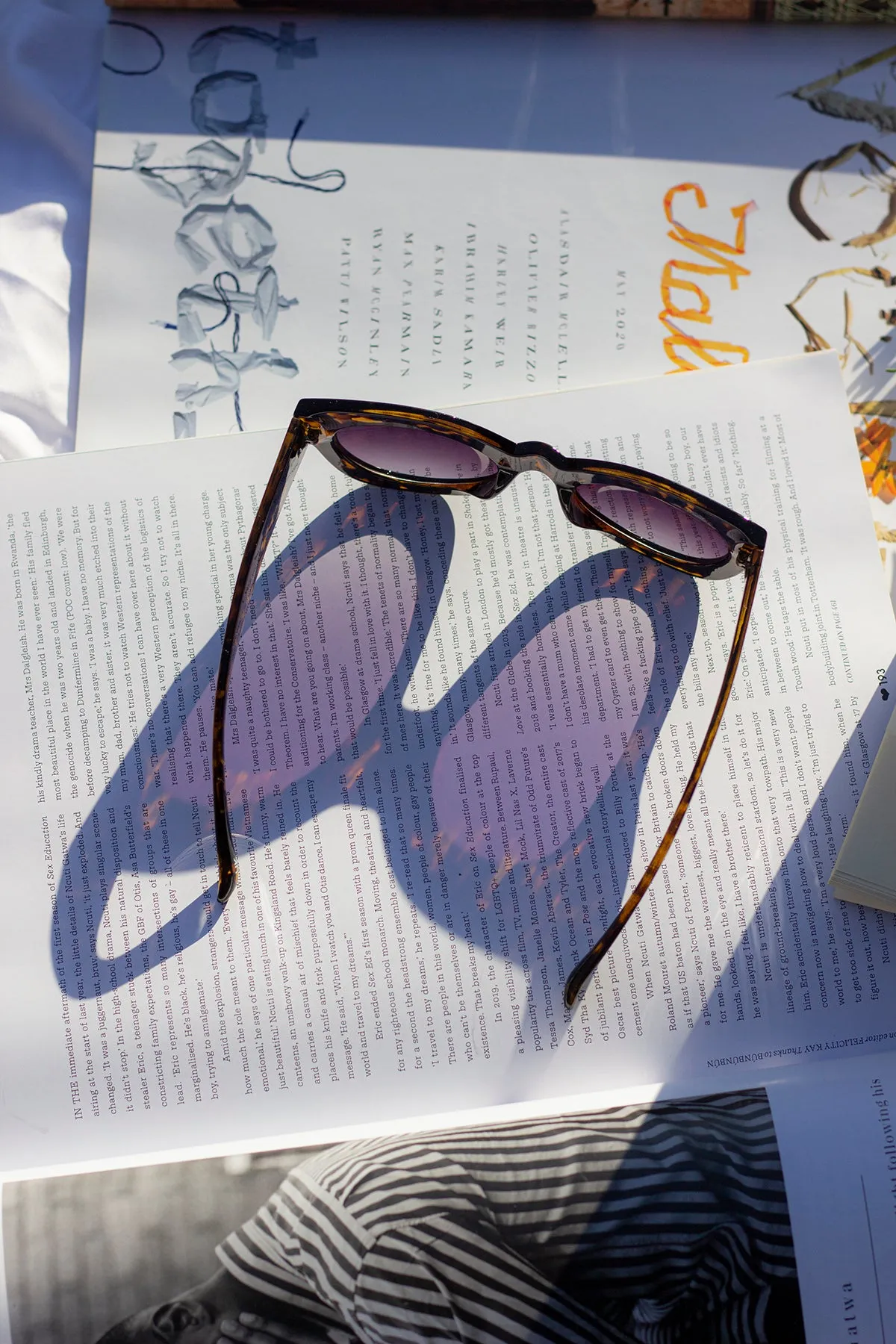 Thick Framed Chunky Cat Eye Sunglasses