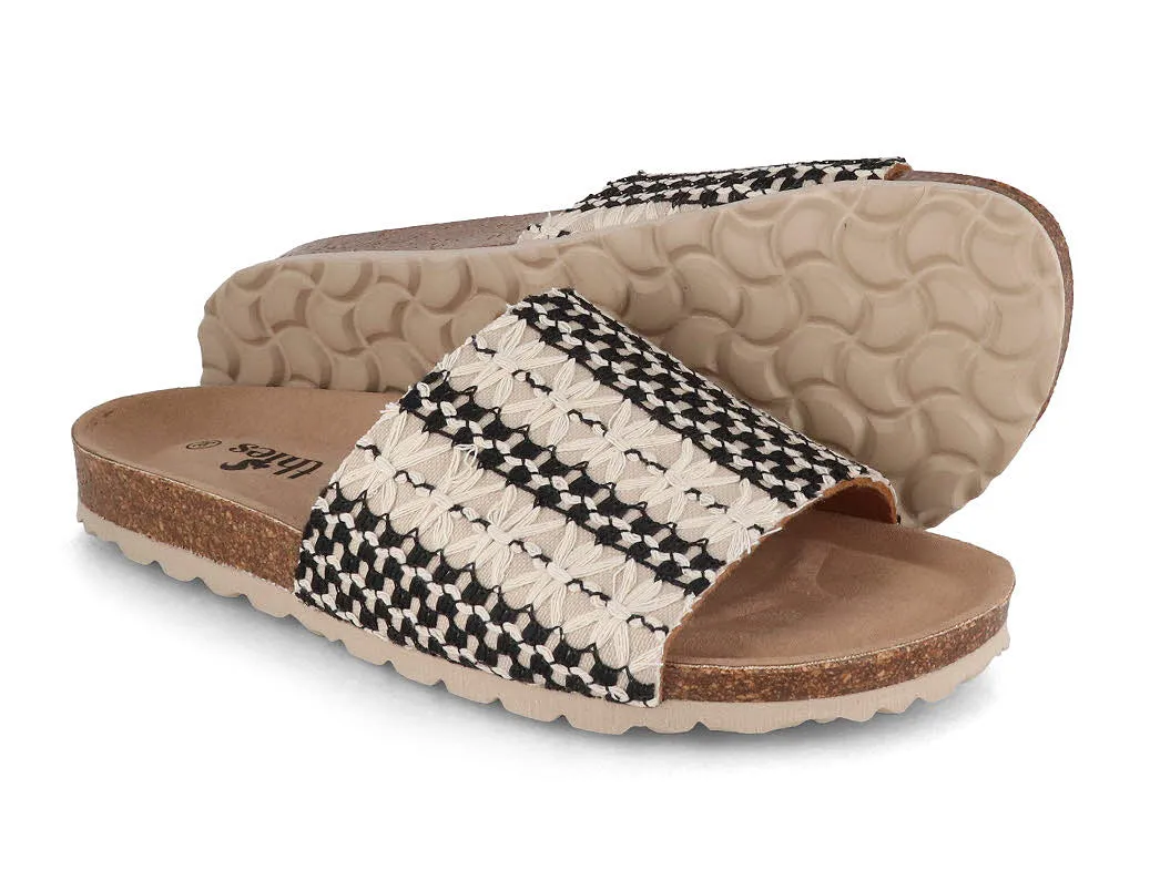 Thies Women Eco Boho 'Pool Slide', taupe