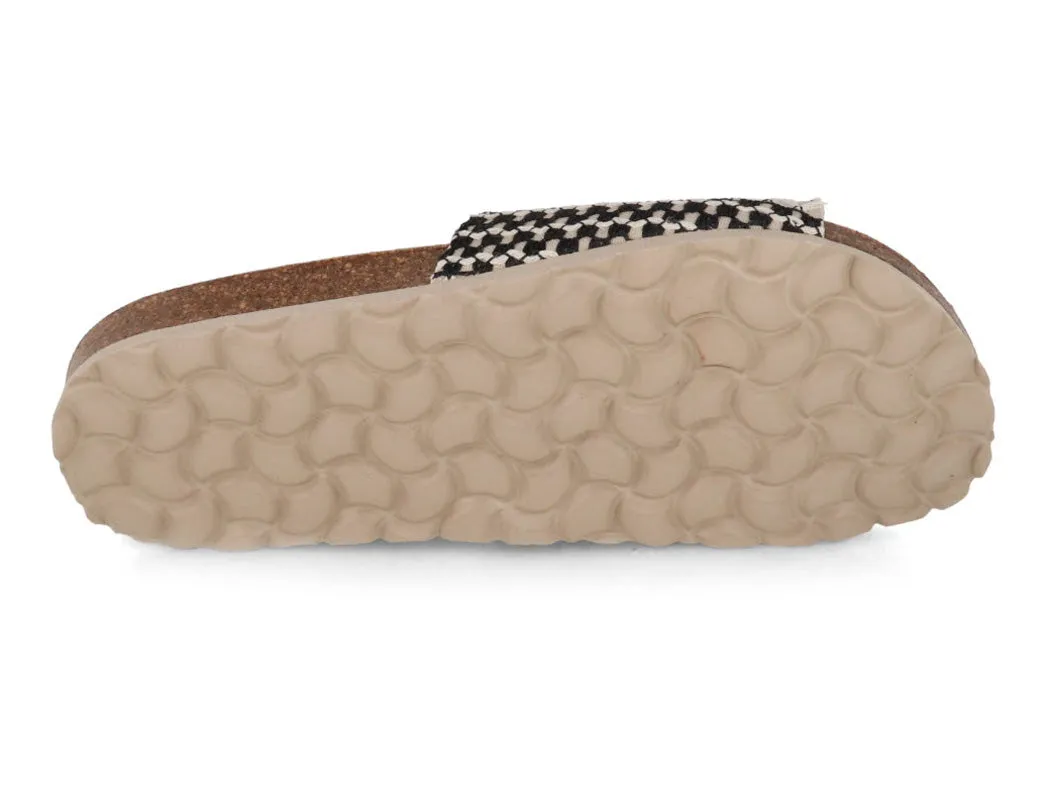 Thies Women Eco Boho 'Pool Slide', taupe