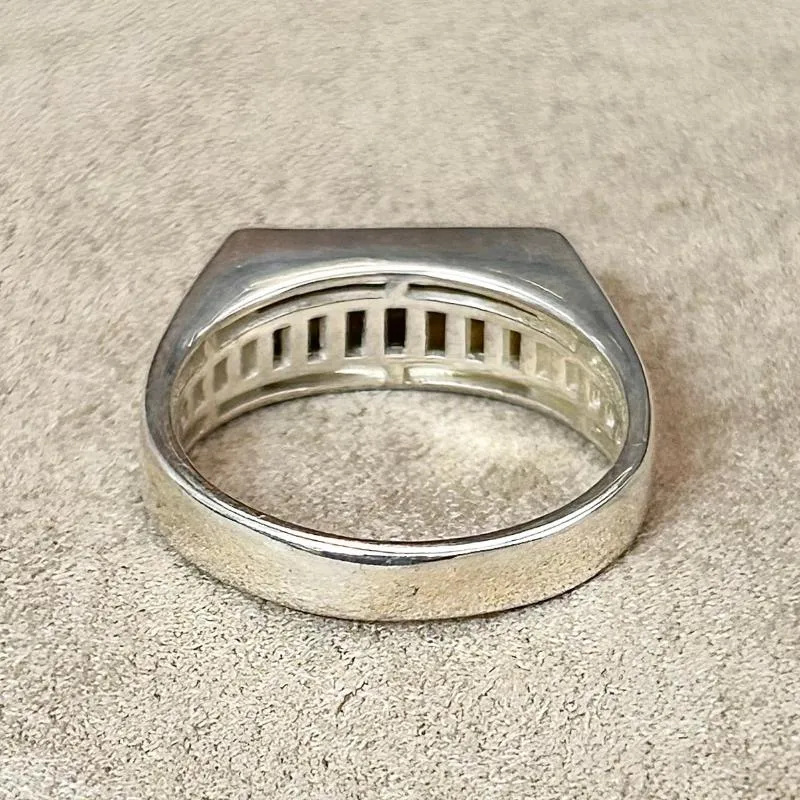 Tiger Eye Bar Ring (Size 12)