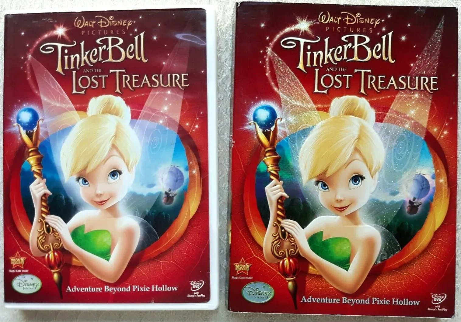 Tinker Bell And The Lost Treasure DVD (Free Shipping)