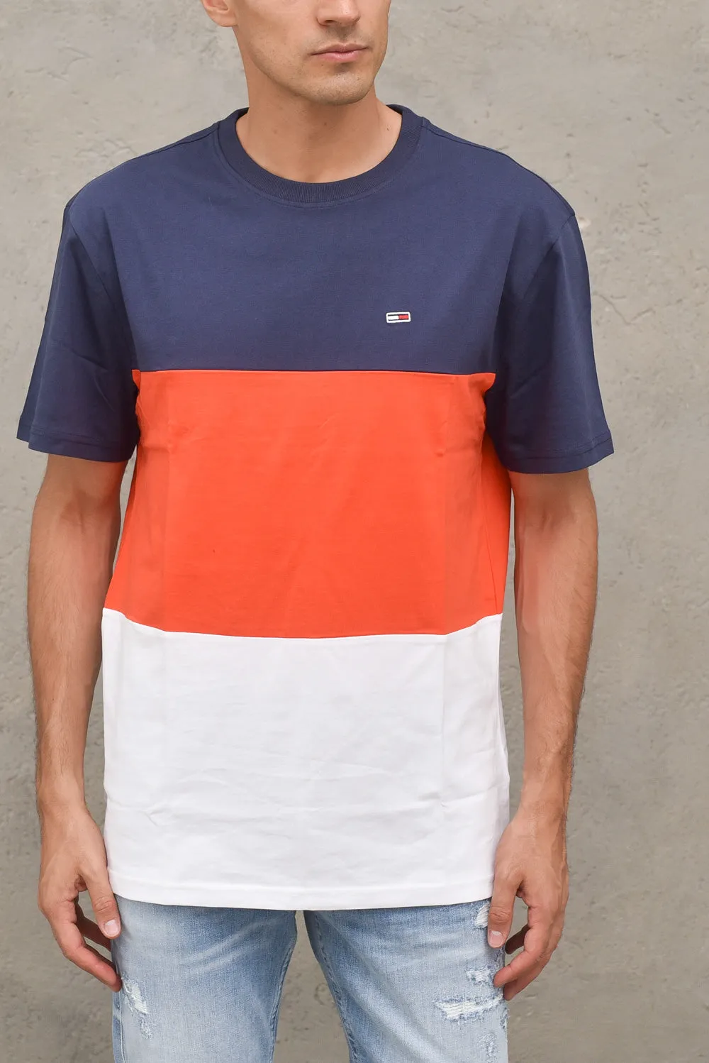 Tjm Classic Color Block Tee - Horizon Multi