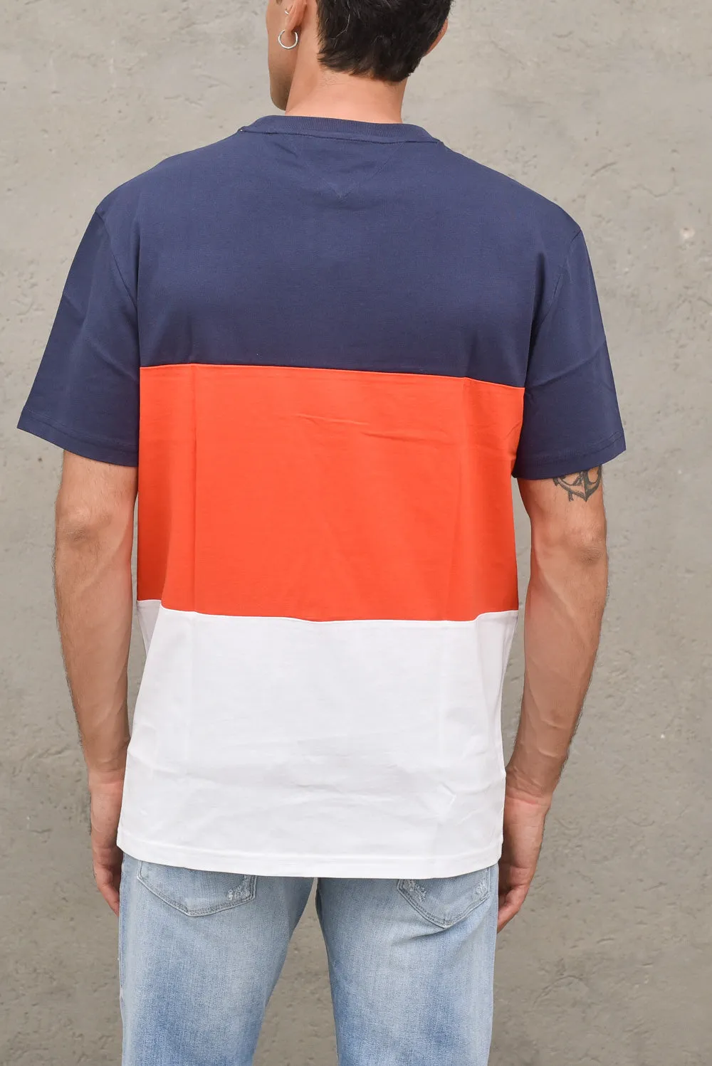 Tjm Classic Color Block Tee - Horizon Multi