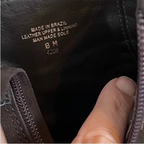 TORY BURCH Aeden Logo Wedge brown suede bootie 8Preppy boho Coastal luxe