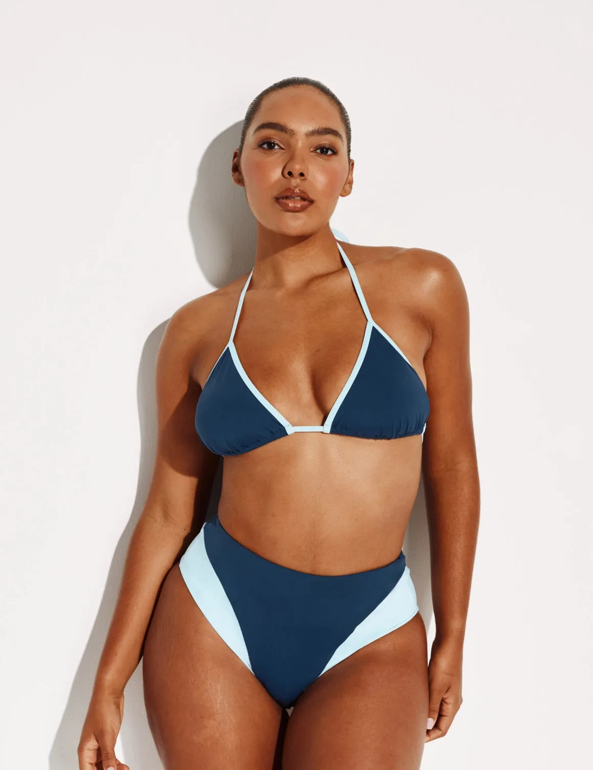 Triangle Bikini Top - Color Block