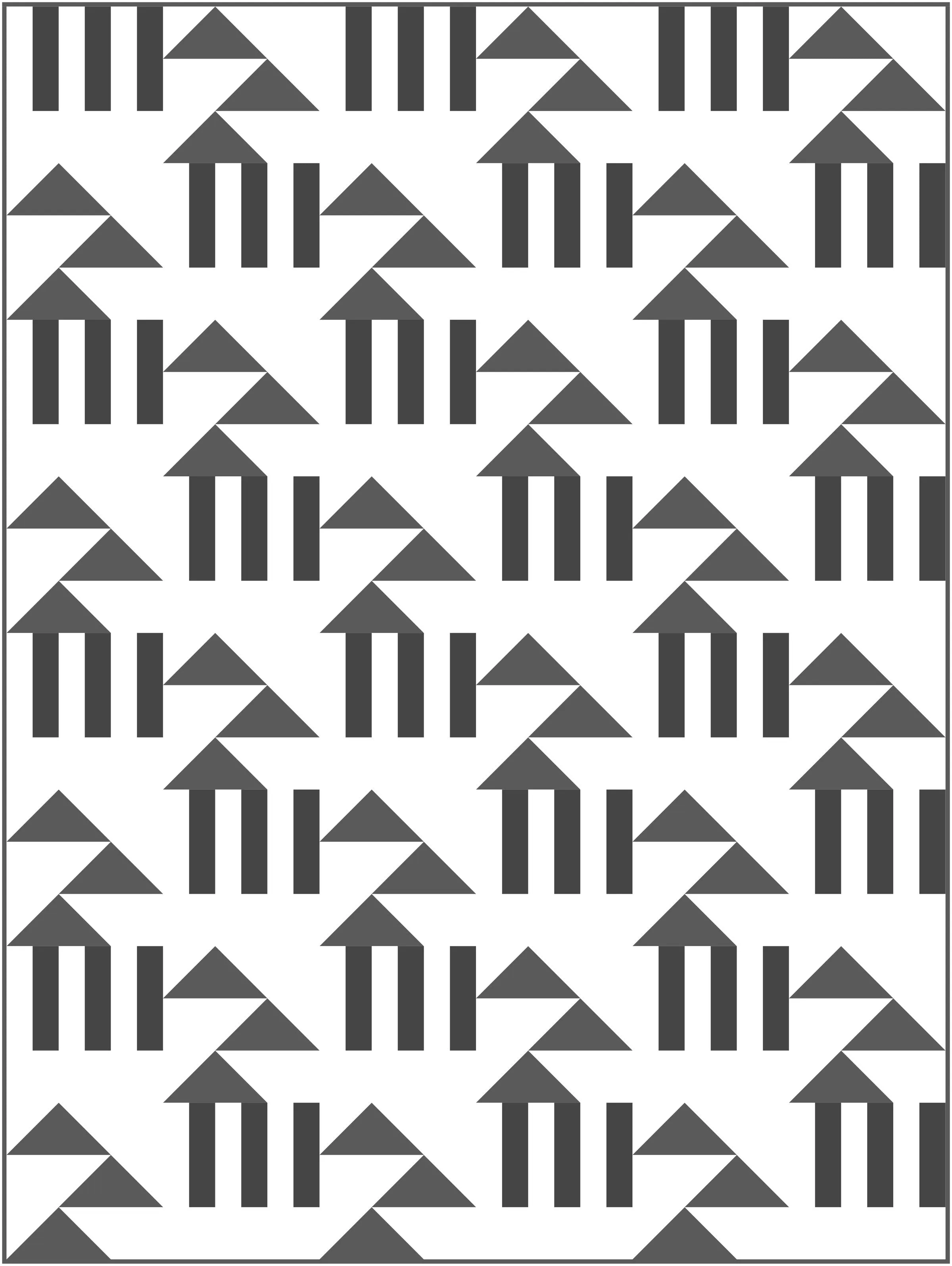 Triplets Quilt Block Pattern