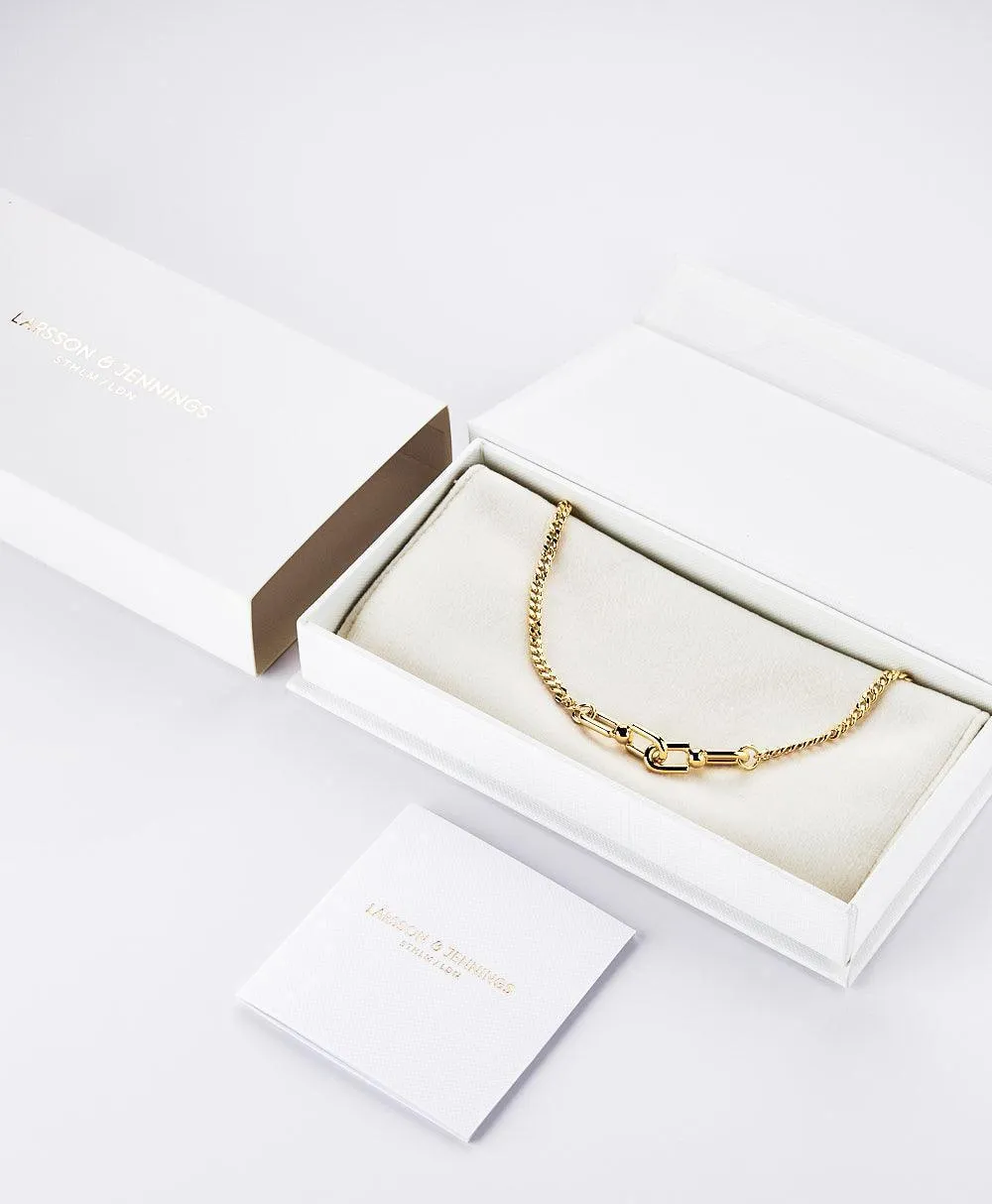 Tuva Split Necklace 18ct Gold Plated