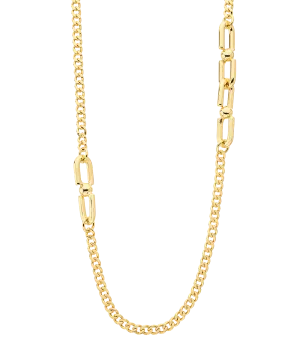Tuva Split Necklace 18ct Gold Plated