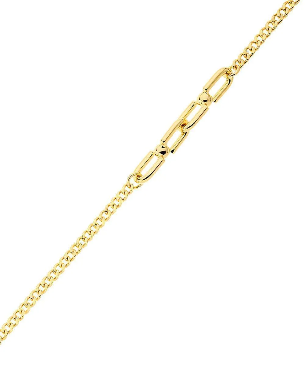 Tuva Split Necklace 18ct Gold Plated