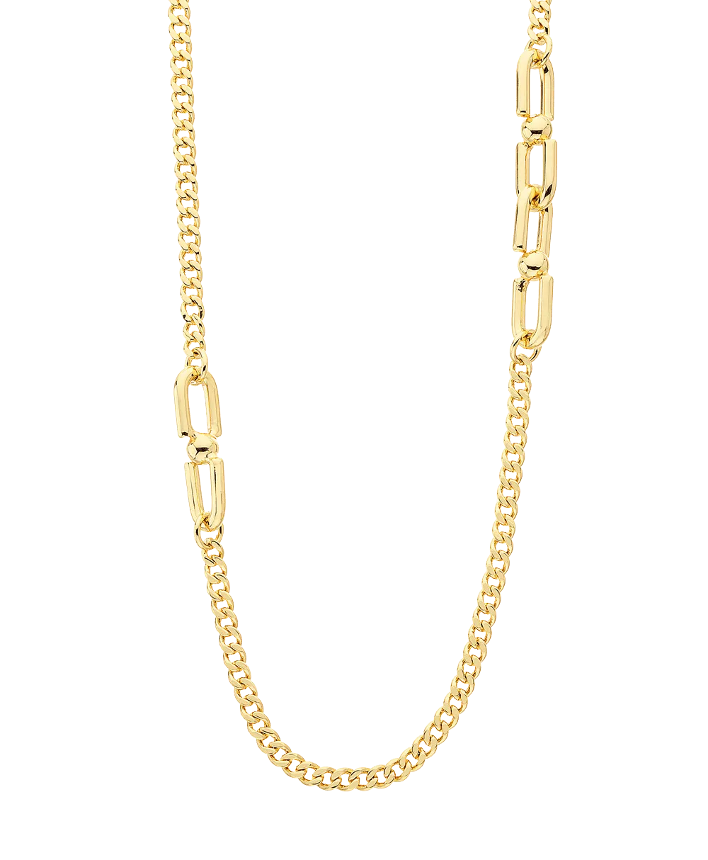Tuva Split Necklace 18ct Gold Plated