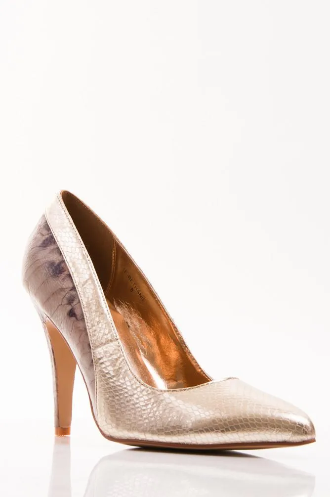 Two-Toned Bethanie Leather Pumps