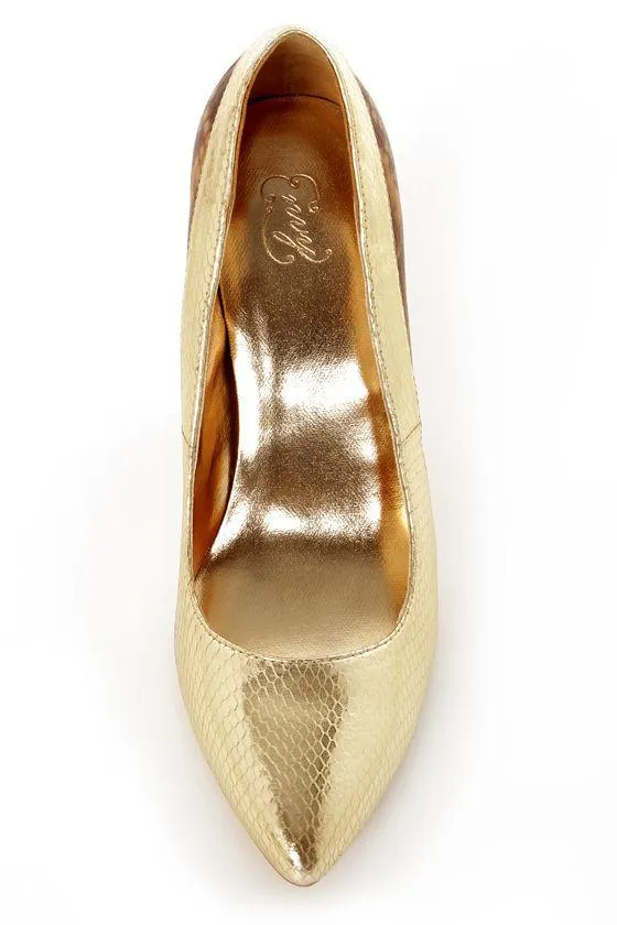 Two-Toned Bethanie Leather Pumps
