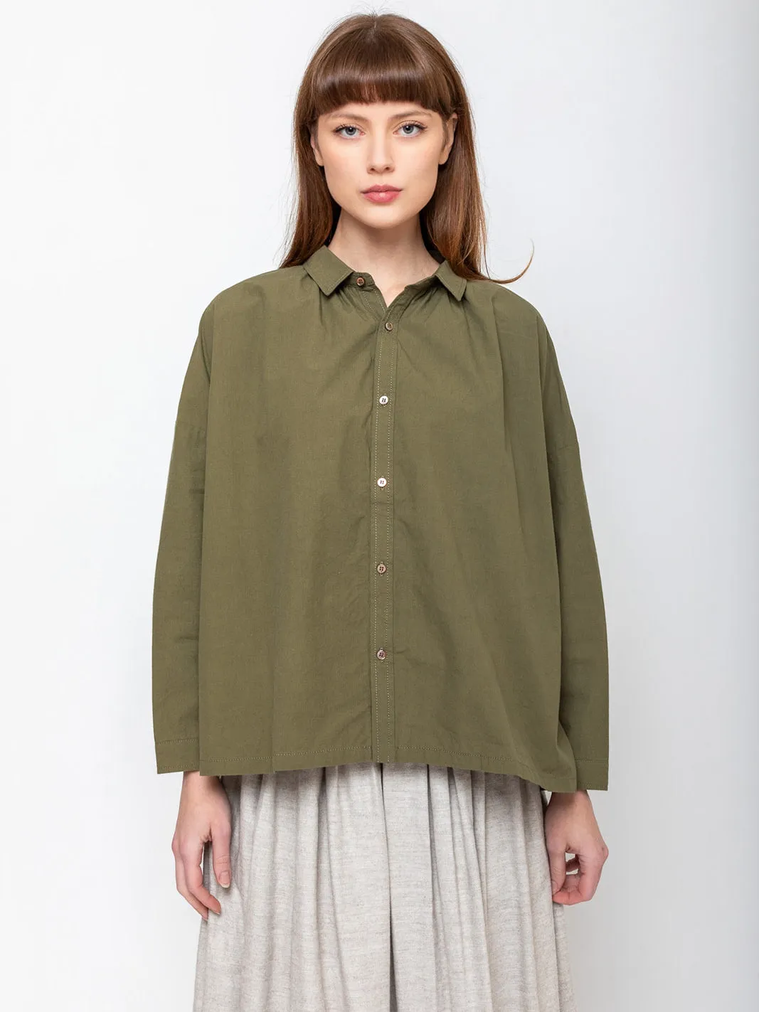 Typewriter Shirt - Olive