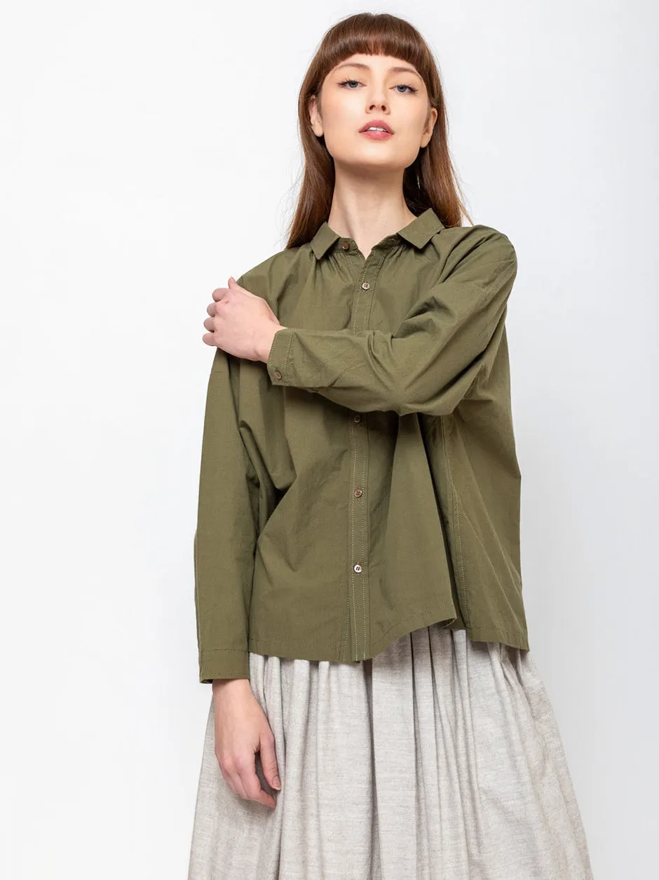 Typewriter Shirt - Olive