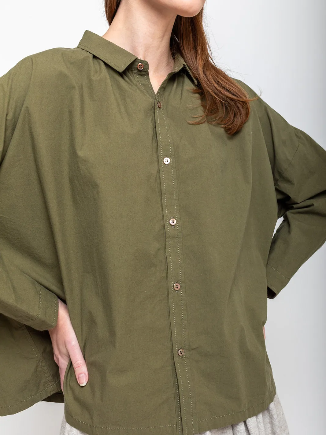 Typewriter Shirt - Olive