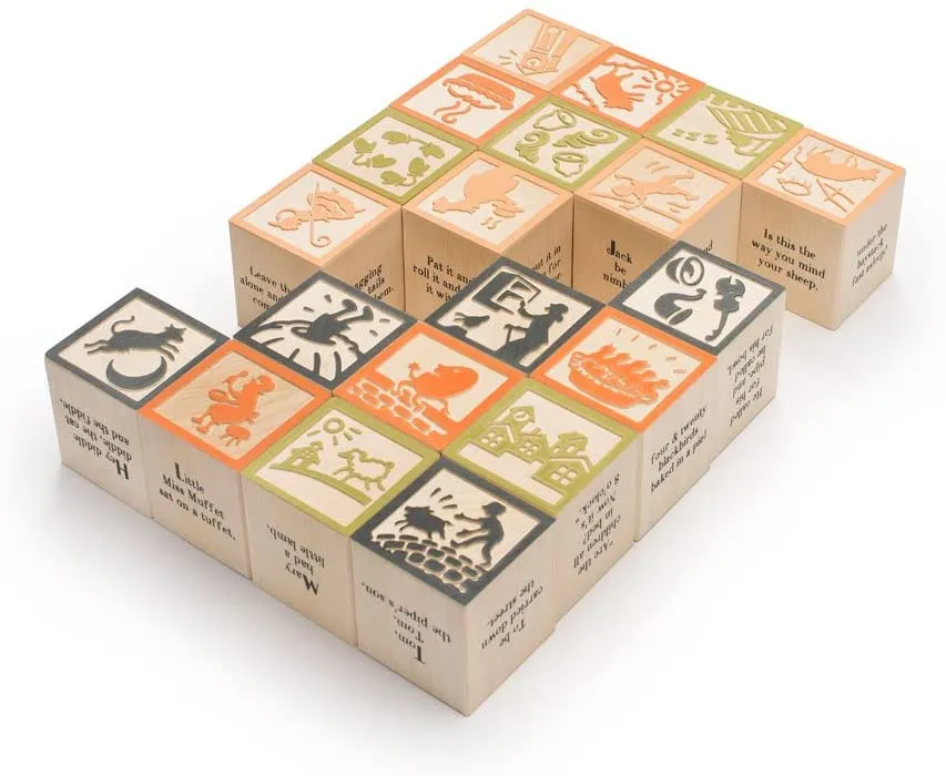 Uncle Goose Nursery Rhyme 28 Block Set