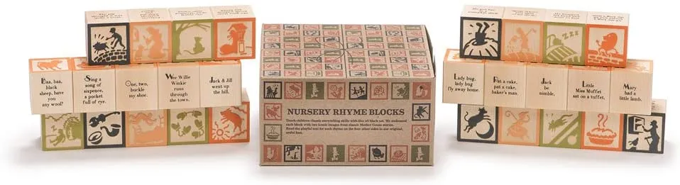 Uncle Goose Nursery Rhyme 28 Block Set