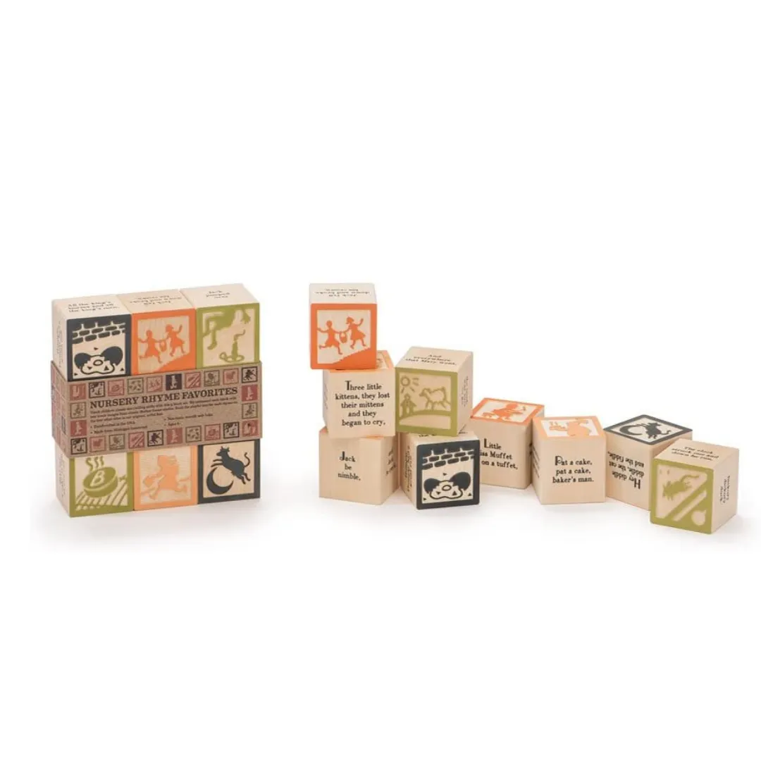 Uncle Goose Nursery Rhyme 9 Block Set