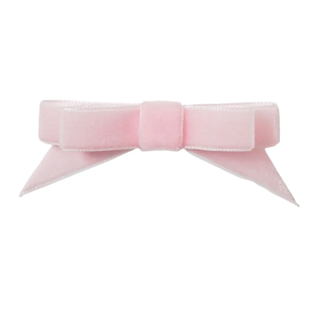 Velvet Angled Tails Bow