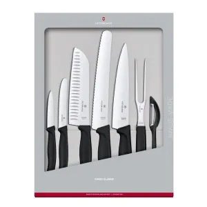 Victorinox Classic Kitchen 7 Piece Set (Black)