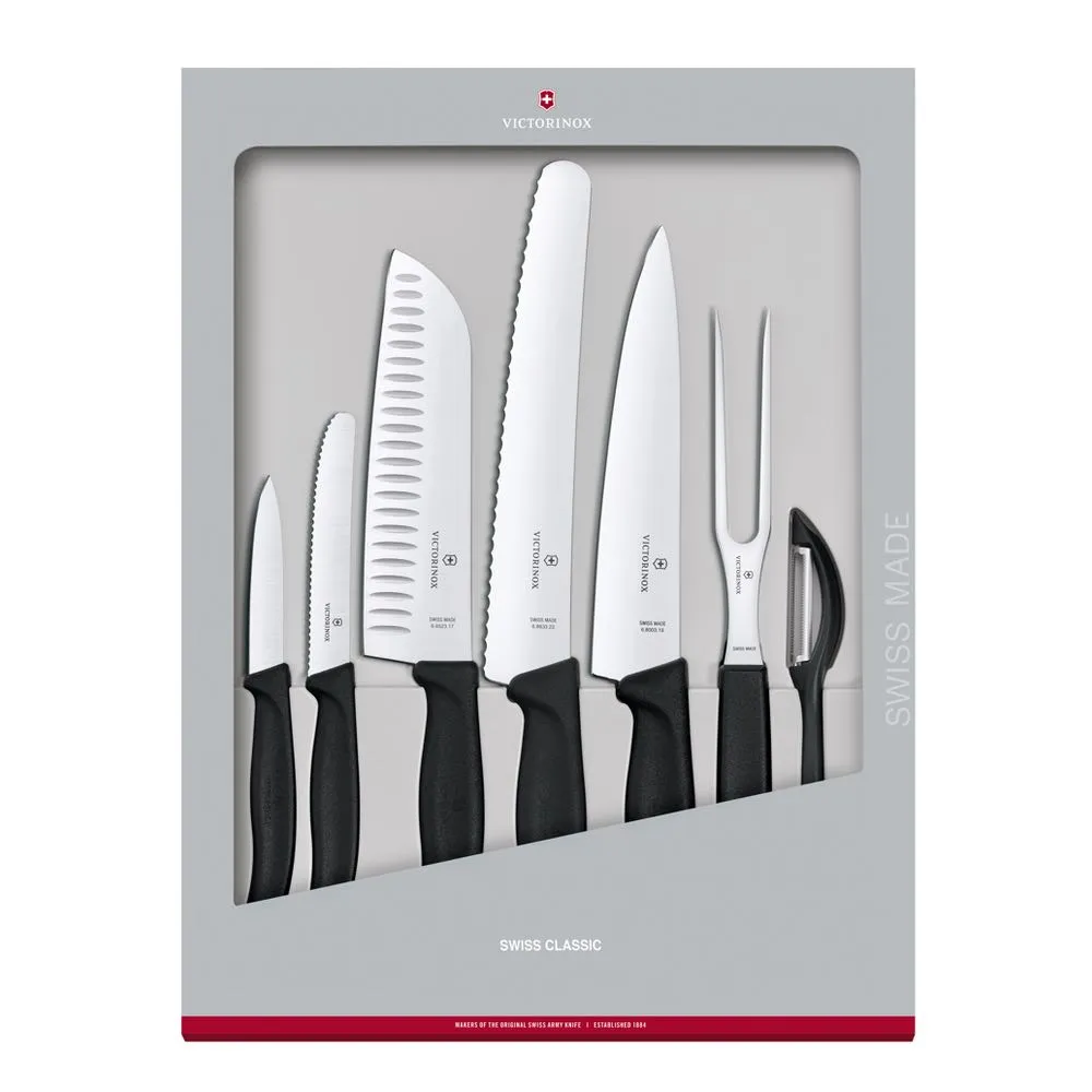 Victorinox Classic Kitchen 7 Piece Set (Black)