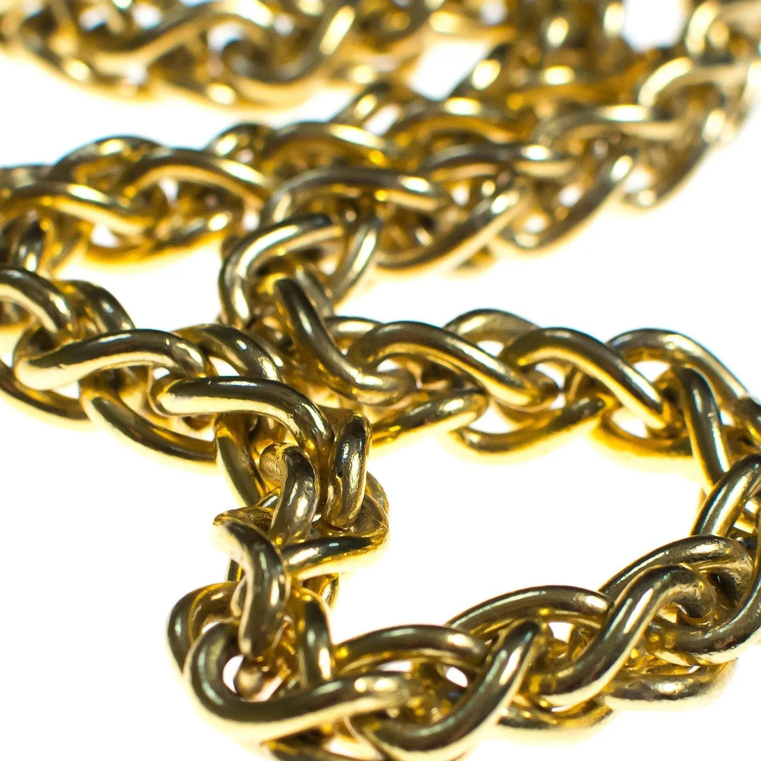 Vintage Christian Dior Classic Gold Chain Necklace
