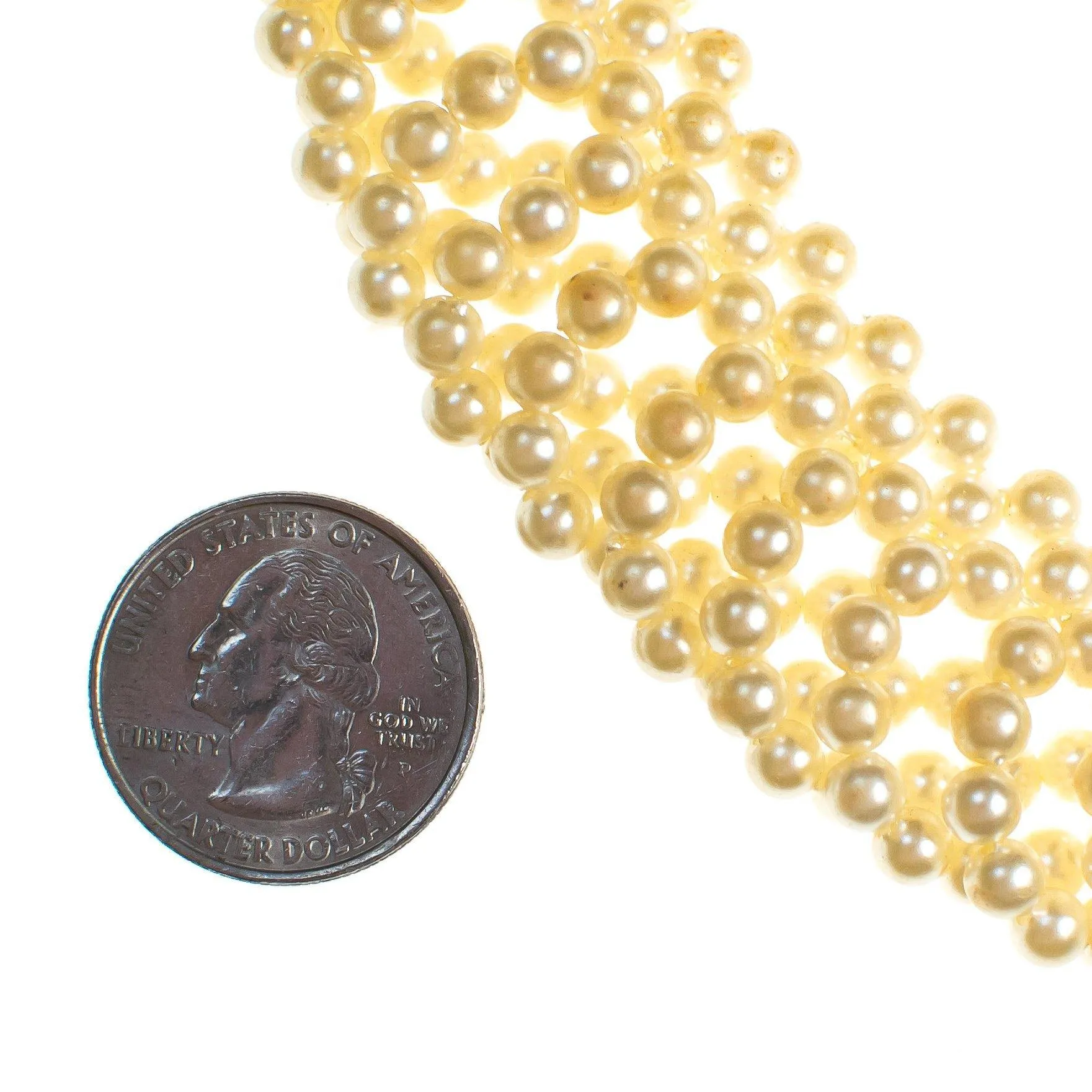 Vintage Looped Pearl Collar Necklace