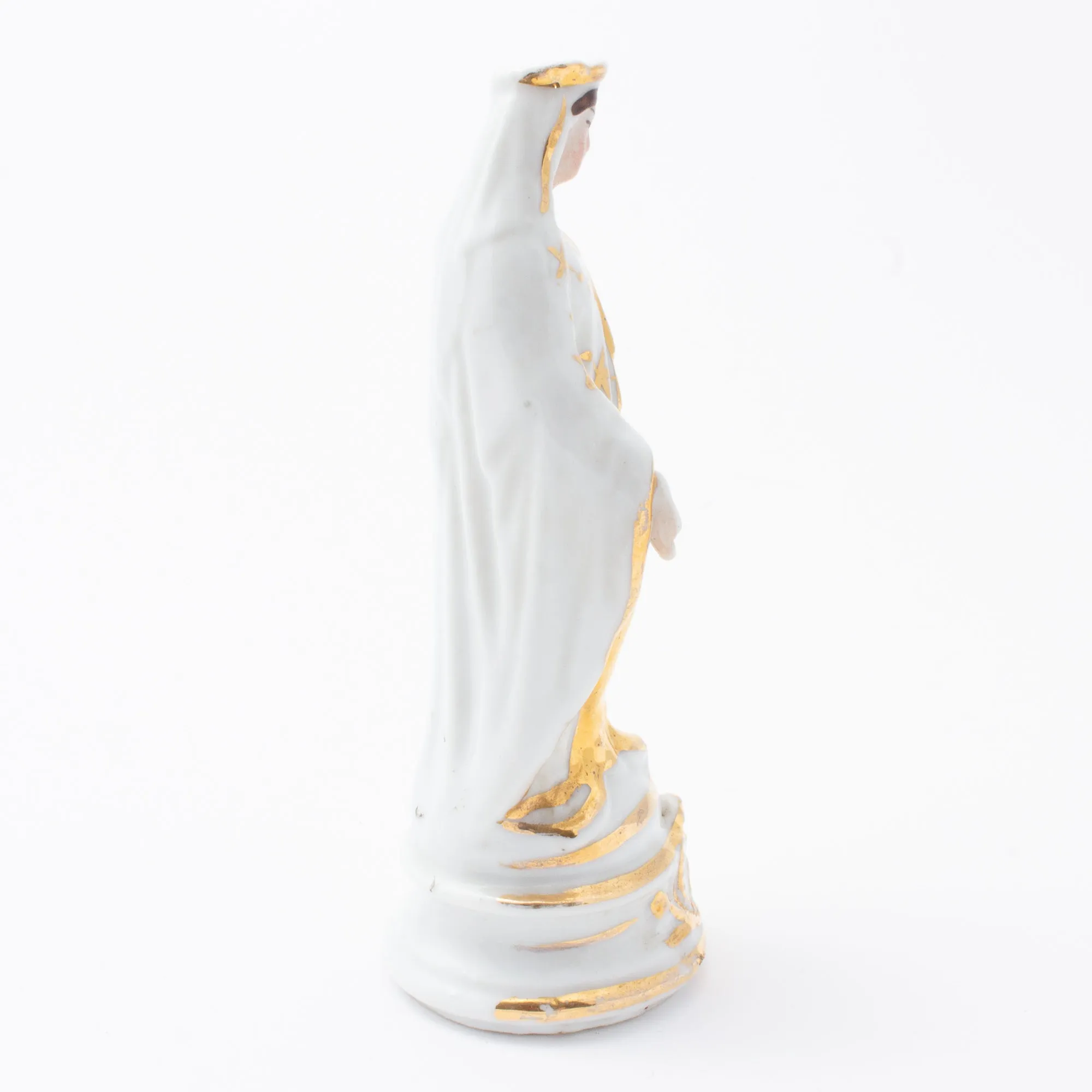 Vintage Porcelain Virgin Mary Statuette sourced in France