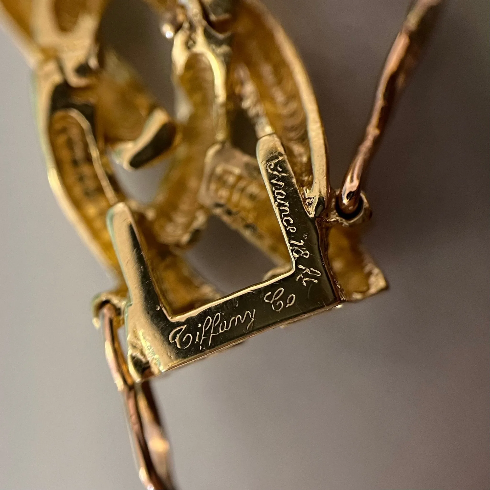 Vintage Twist Motif Gold Bracelet by Tiffany & Co.