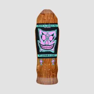Vision Grigley I Skateboard Deck Brown Stain - 9.5"