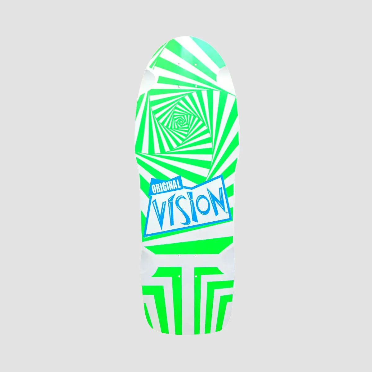Vision Original Skateboard Deck Green/White - 10"