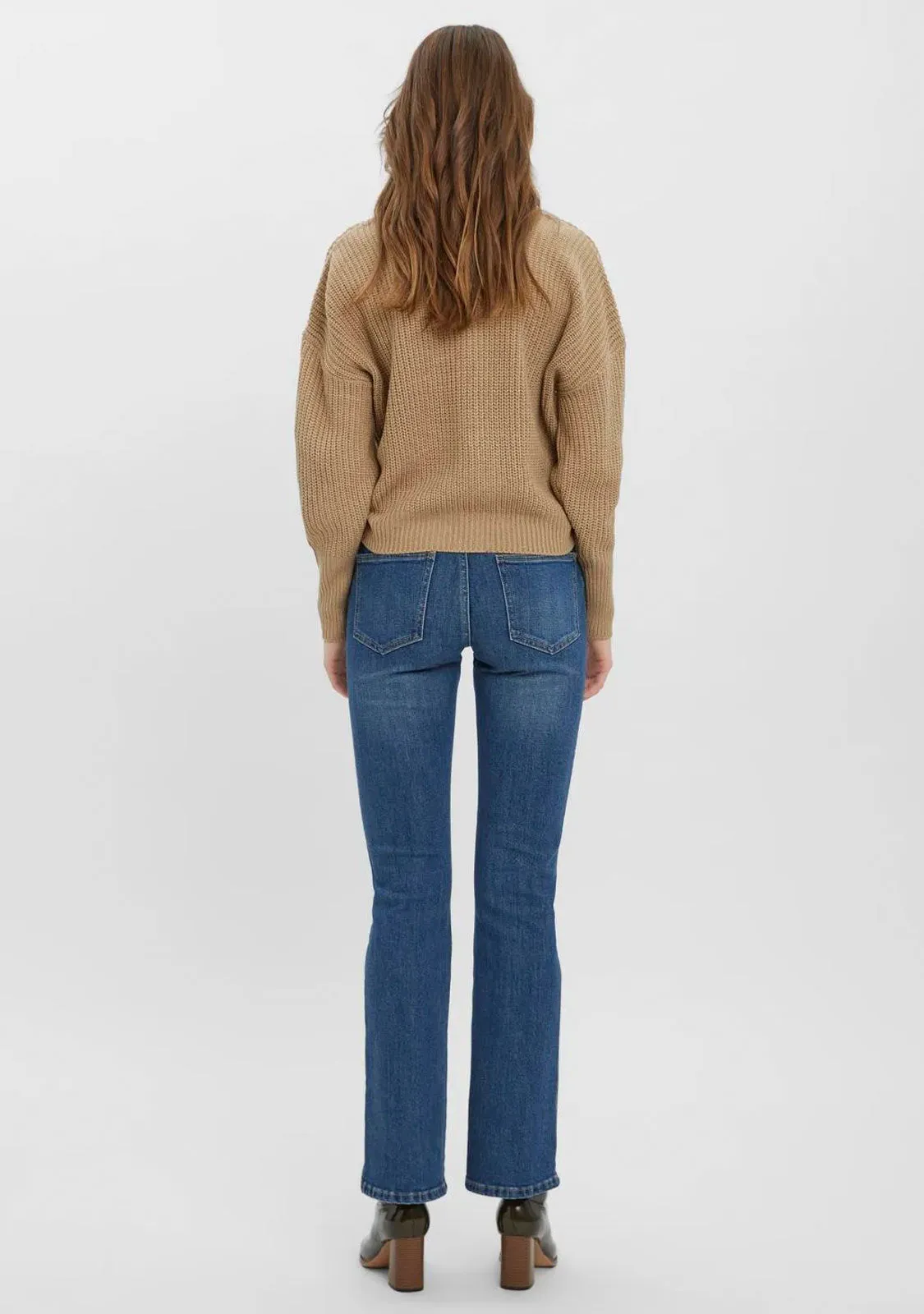 VMLea LS V-Neck Cuff Cardigan
